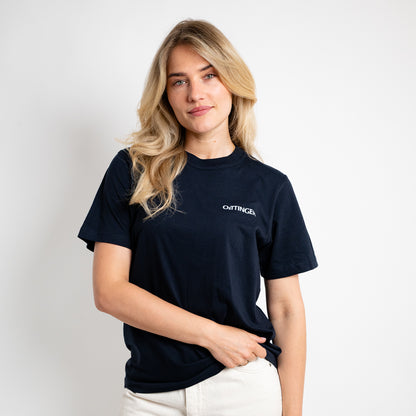 T - Shirt marine Rundhals