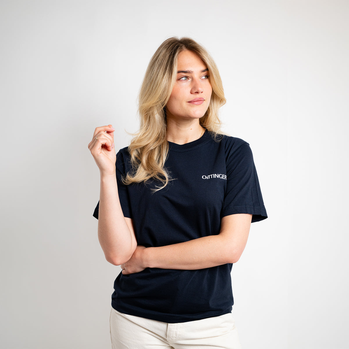 T - Shirt marine Rundhals