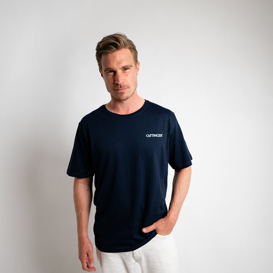 T - Shirt marine Rundhals