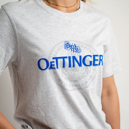 T - Shirt grau Rundhals