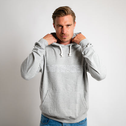 Hoodie grau mit Kapuze