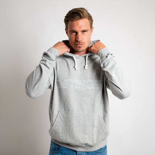 Hoodie grau mit Kapuze