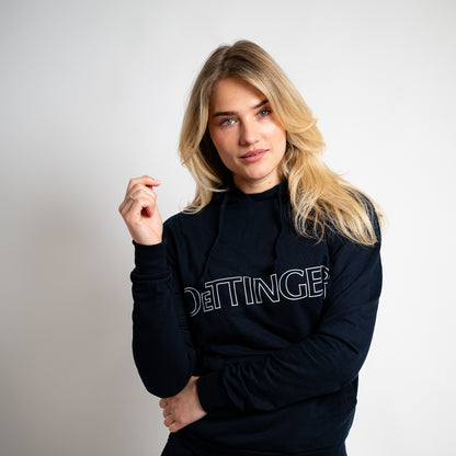 Hoodie blau mit Kapuze