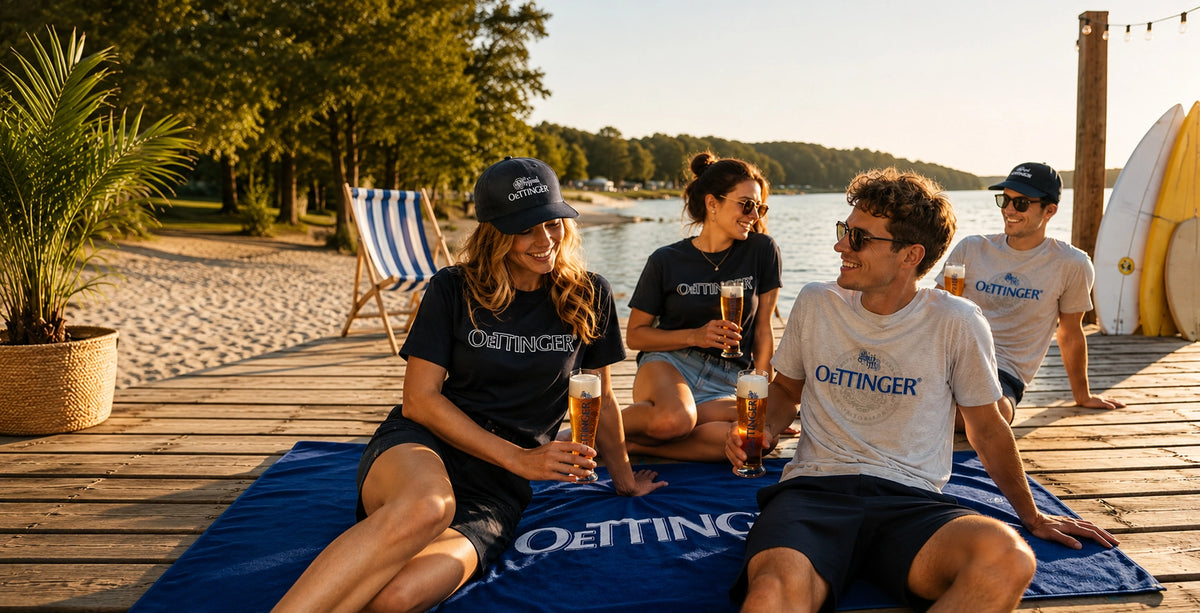 OeTTINGER Fans genießen gemeinsam Getränke
